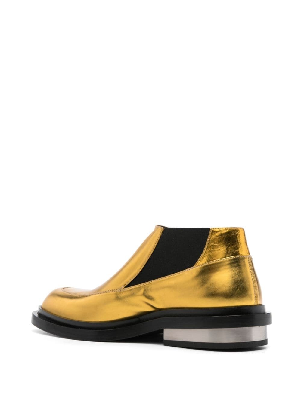 lamé ankle boots - 3