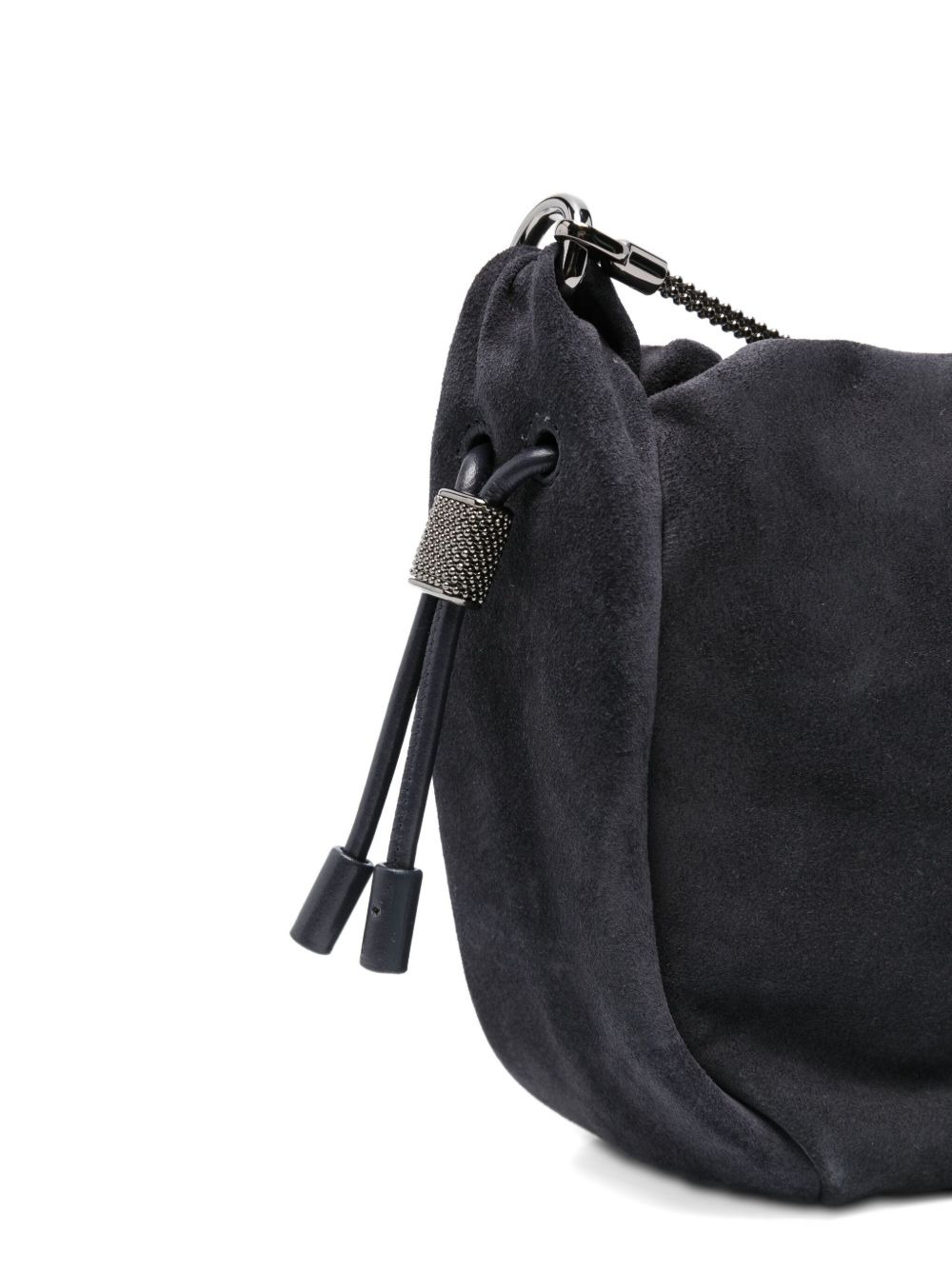drawstring chain-strap cross body bag - 4