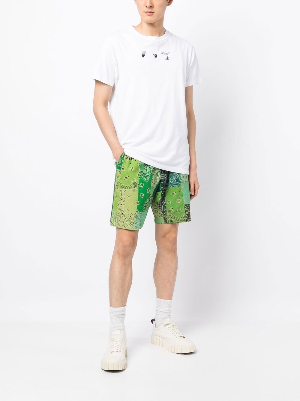 graphic-print EC-ST shorts - 2