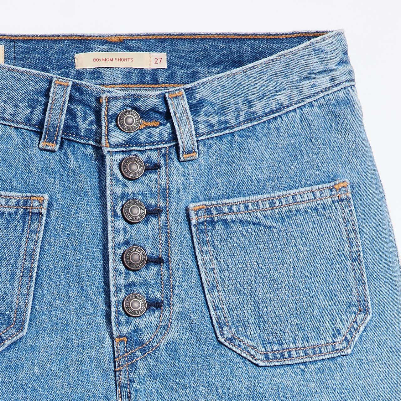 80S MOM PATCH POCKET WOMEN'S SHORTS - 7
