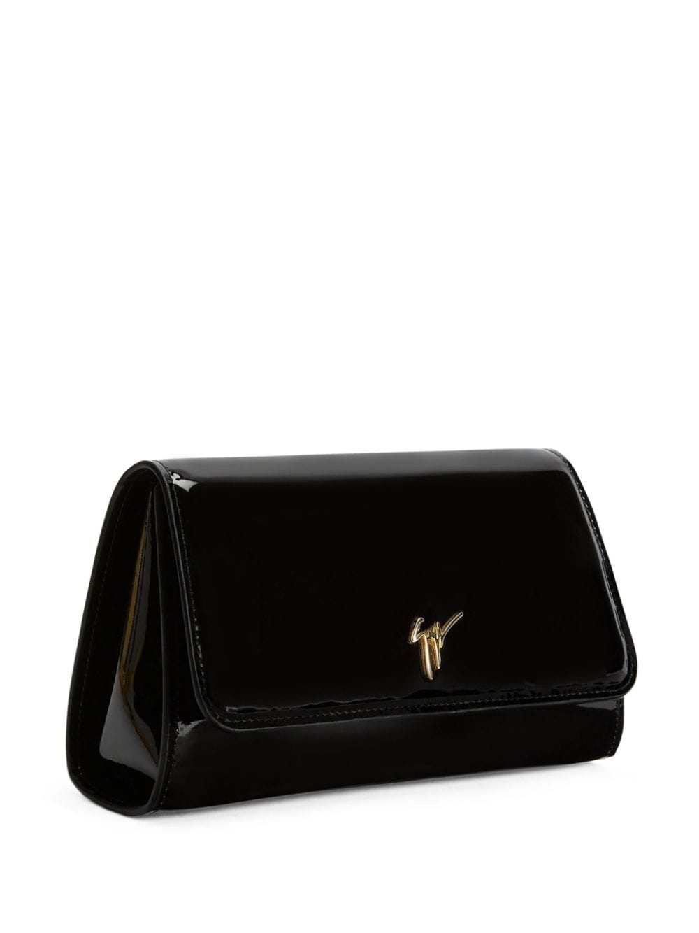 Cleopatra patent-finish clutch bag - 4