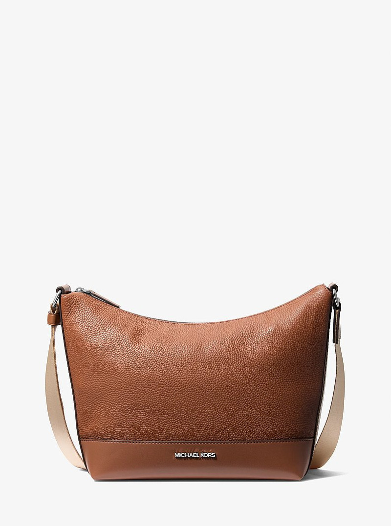 Cooper Pebbled Leather Crescent Bag 1
