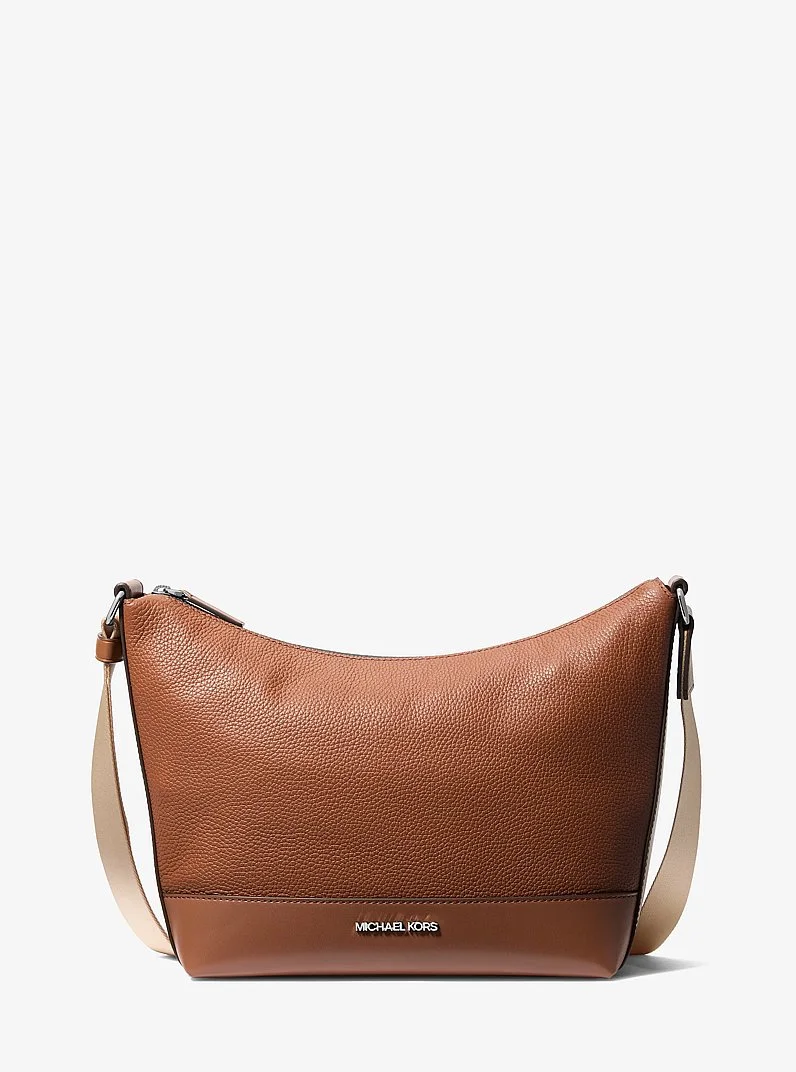 Cooper Pebbled Leather Crescent Bag - 1