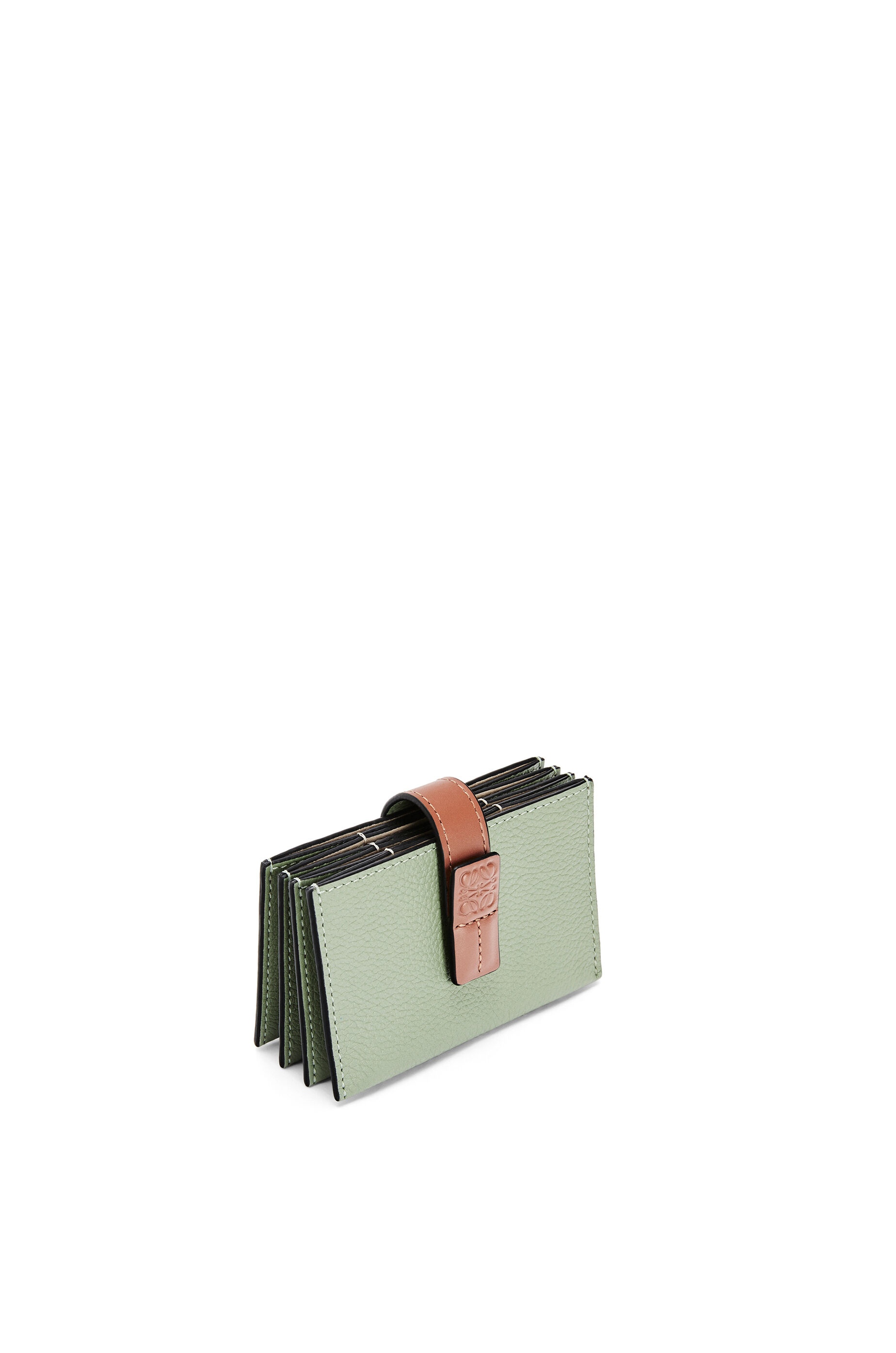 Accordeon cardholder in soft grained calfskin - 3