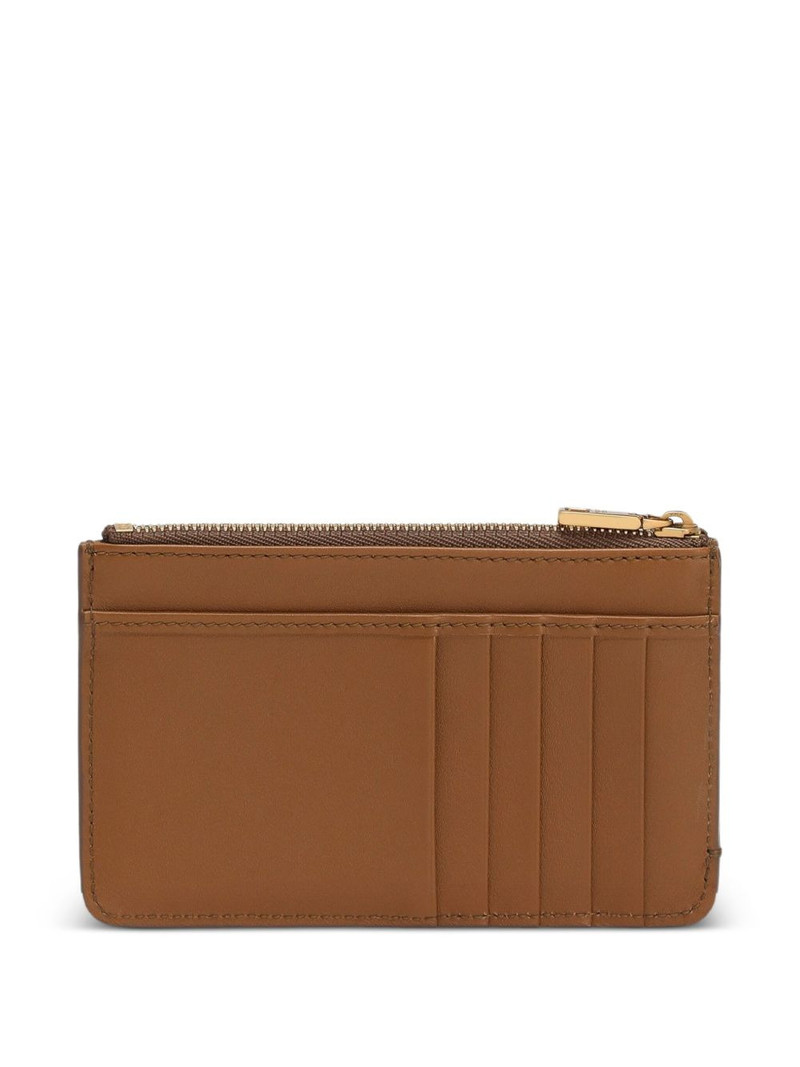 Dolce & Gabbana Dauphine logo-plaque zip-around card holder outlook