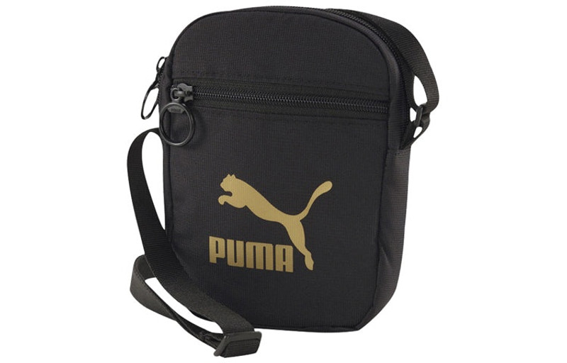 PUMA PUMA Originals Portable Shoulder Bag 'Black Gold' 076927-01 outlook