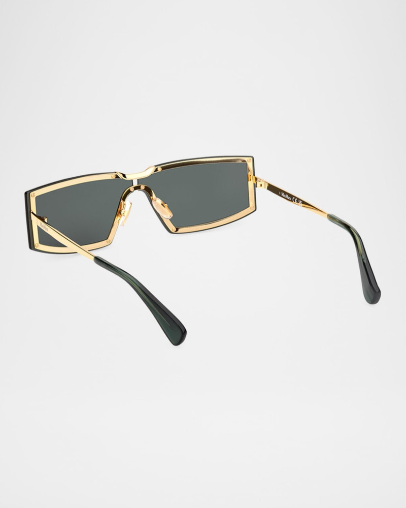 Max Mara Metal Rectangle Sunglasses outlook