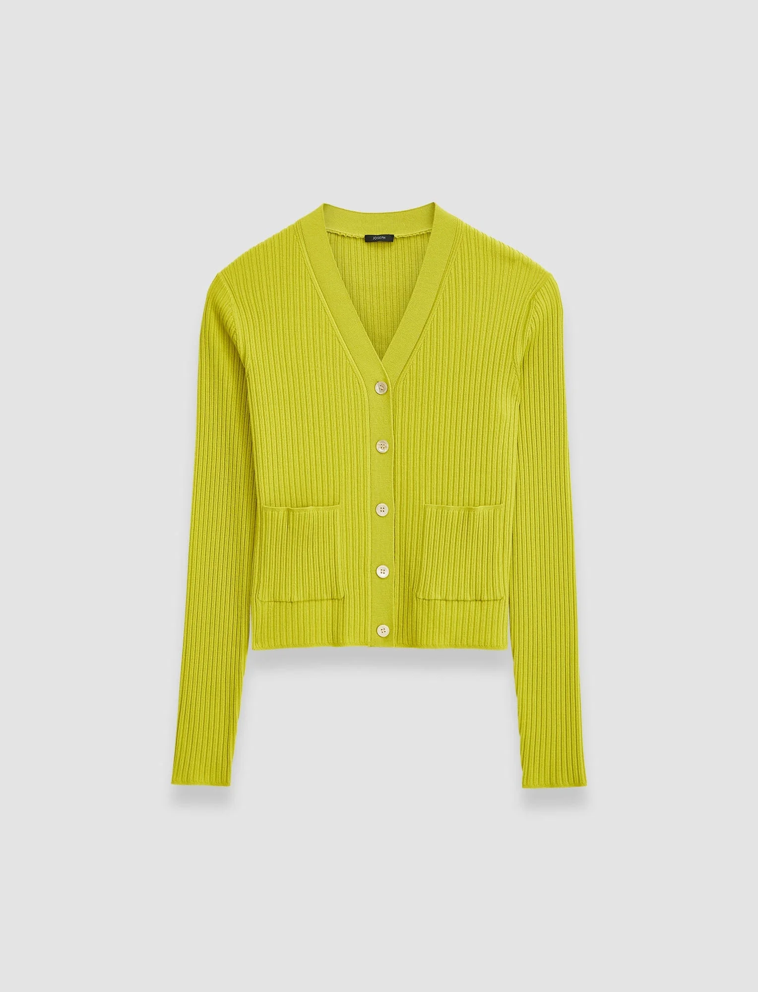 Merino Rib Cardigan - 1