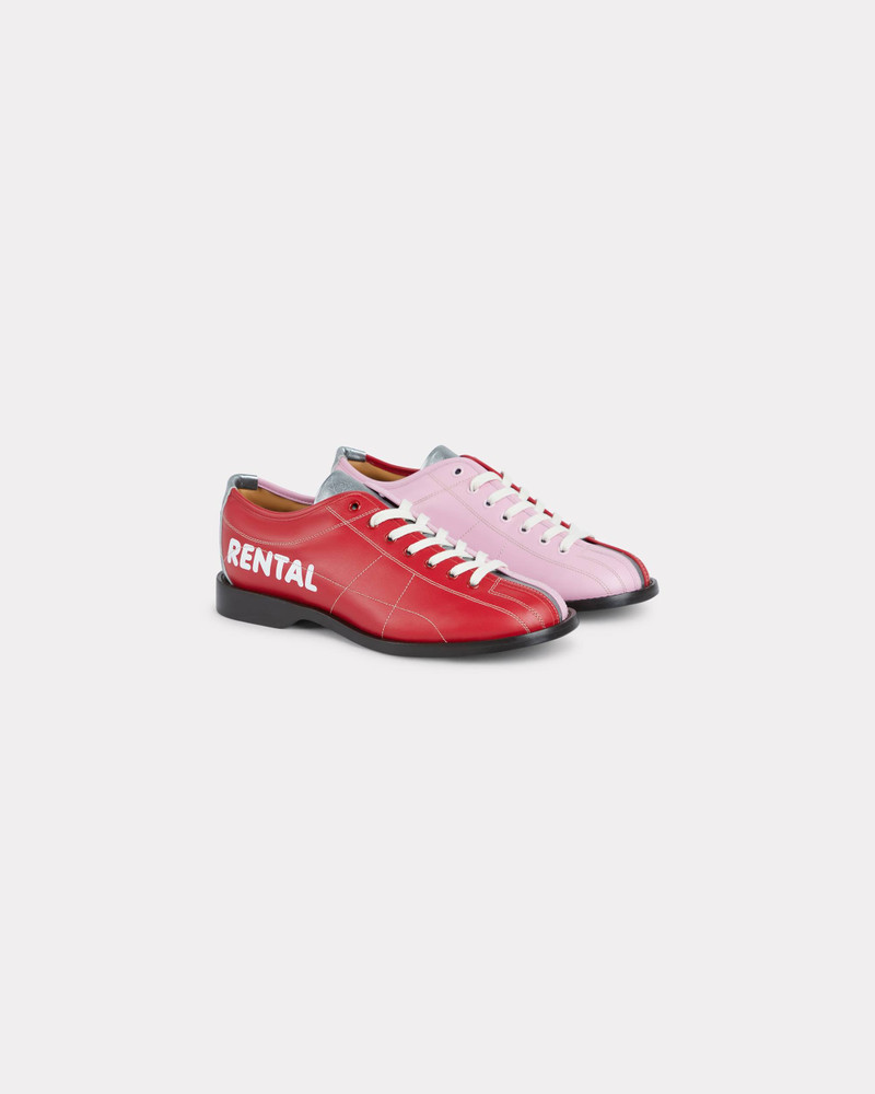'KENZO Striker' bowling derbies in leather 4