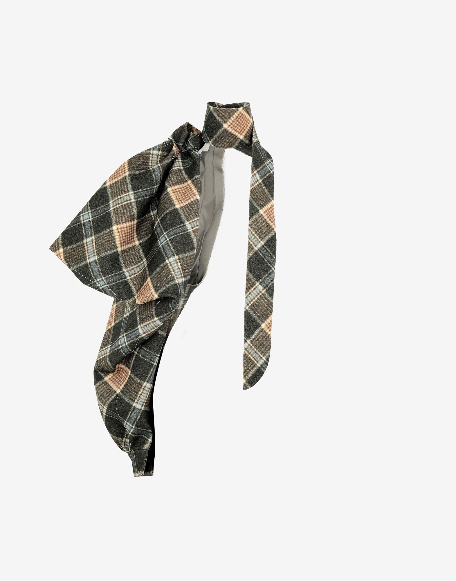 Draped flannel sleeve - 1