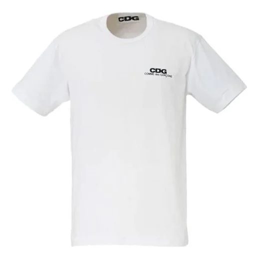 COMME des GARCONS PLAY Small Logo T-Shirt 'White' SZ-T029-051-B - 1