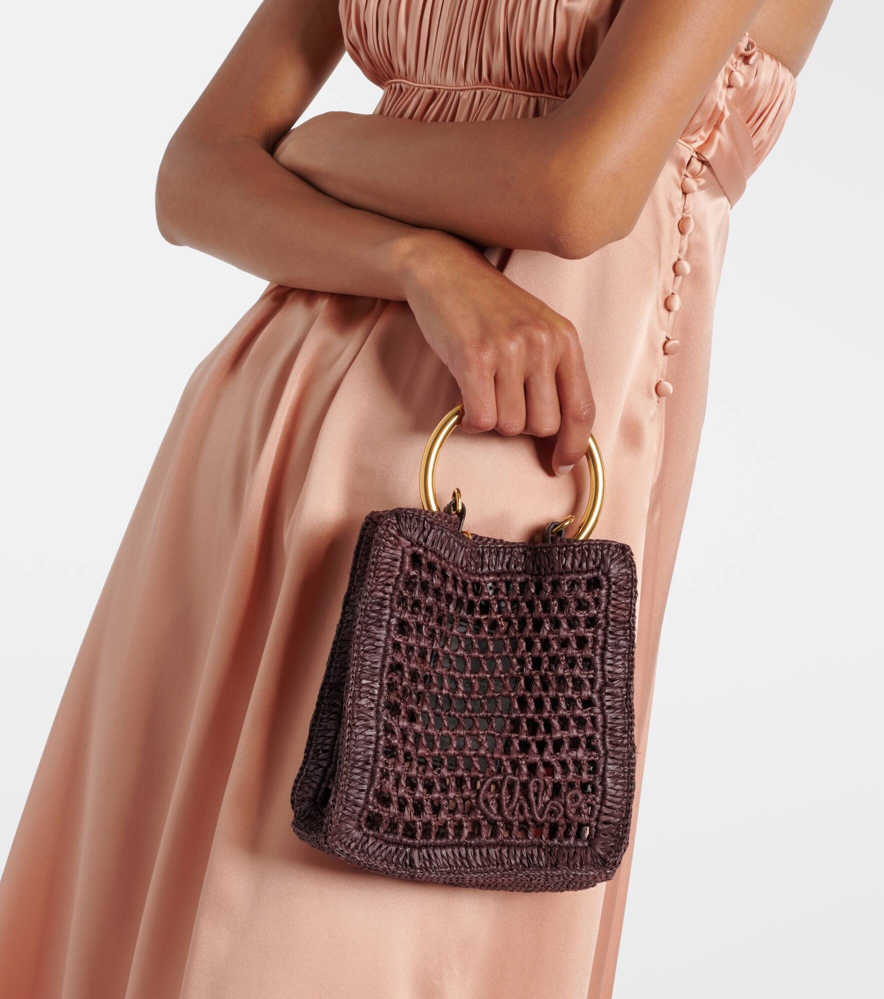 Summer Banana Mini raffia crossbody bag - 2