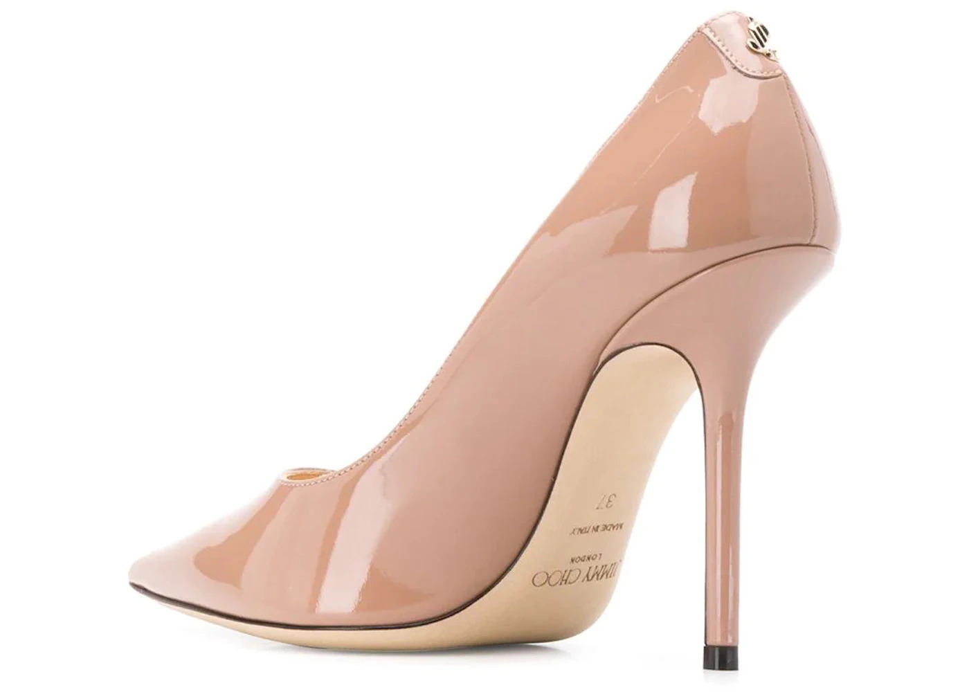 Jimmy Choo Love 100mm Pump Ballet-Pink Patent Leather - 3