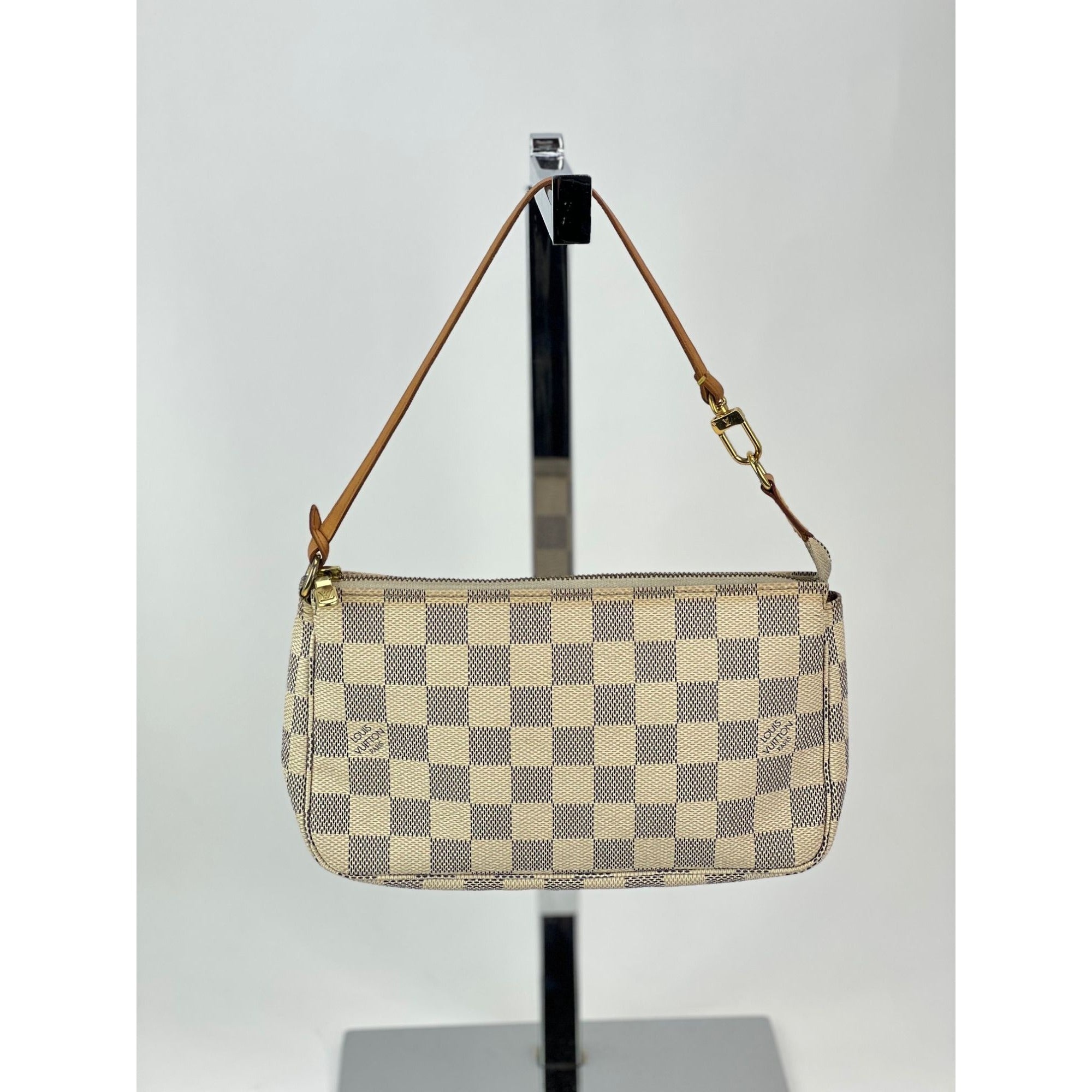 Louis Vuitton Pochette Accessories White  Damier Azur Bag - 2