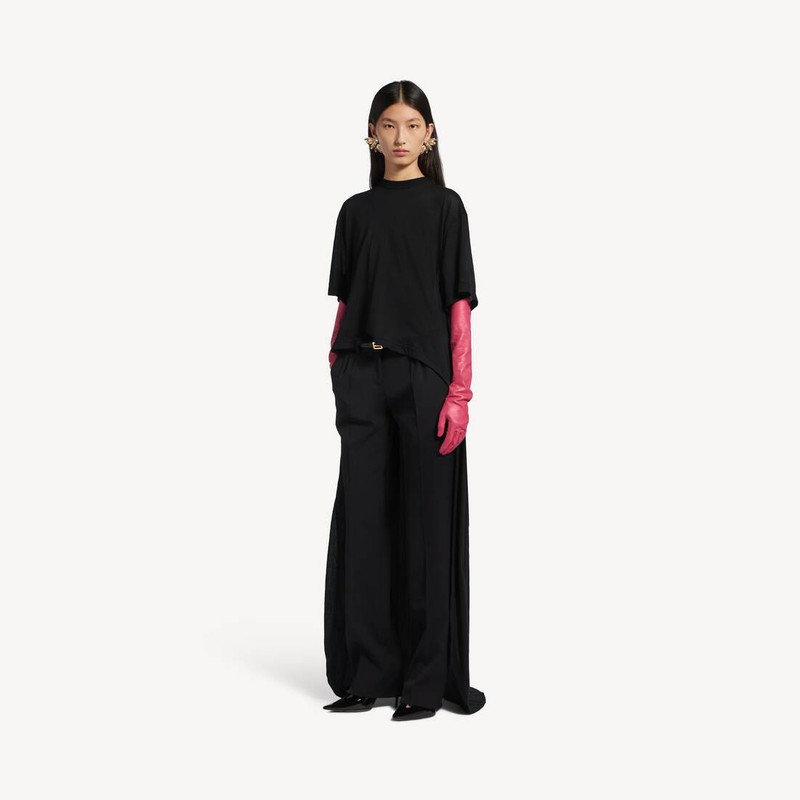 BALENCIAGA Women's Train T-shirt in Black outlook