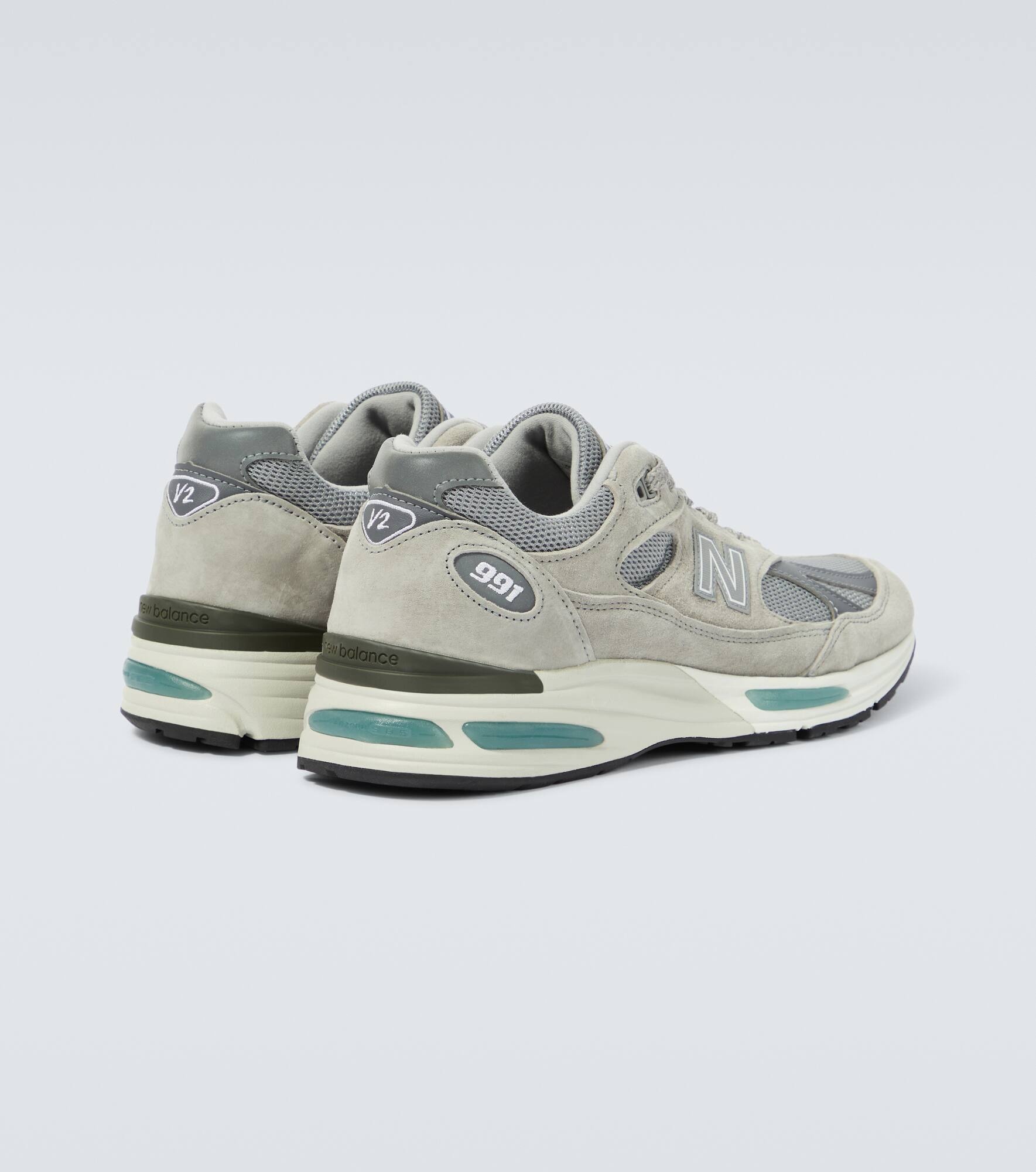 991 mesh-paneled sneakers - 6