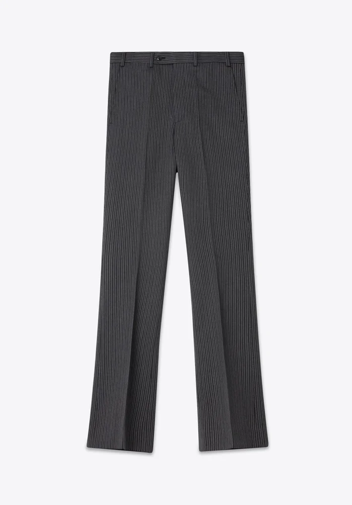 TROUSER 77 BLACK BRIT STRIPE - 1