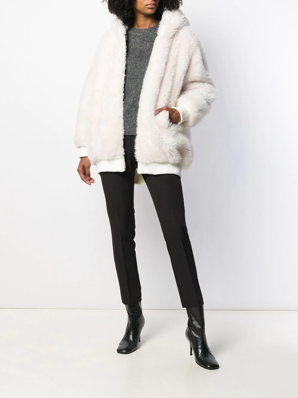 shearling jacket - 2