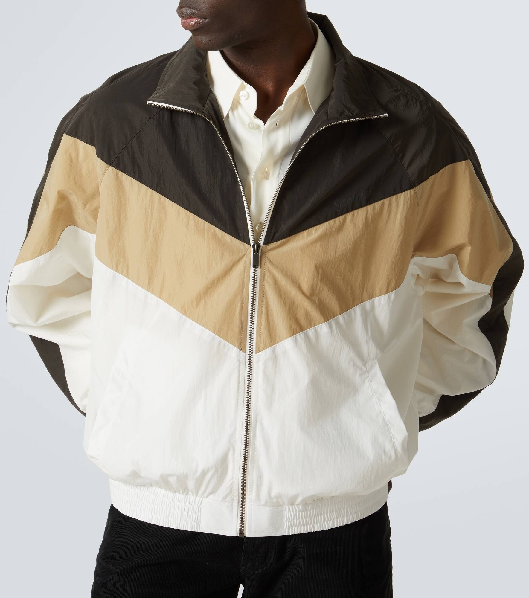 Teddy chevron bomber jacket - 5