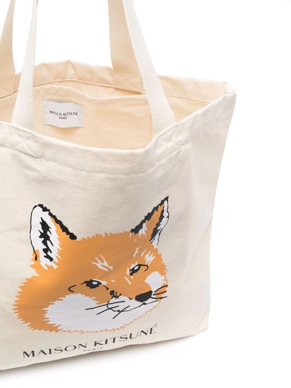 fox-print tote - 5