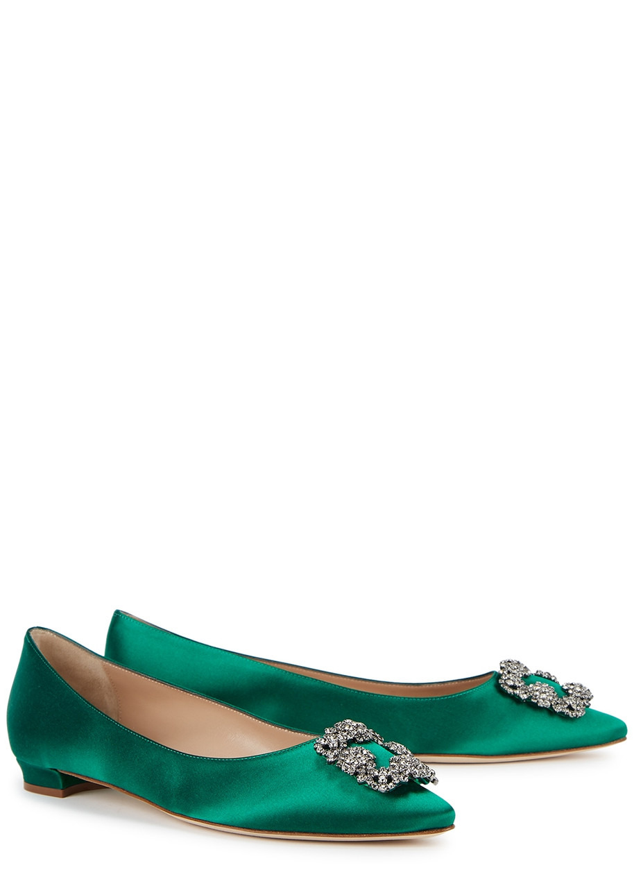 Hangisi 10 silk-satin flats - 2
