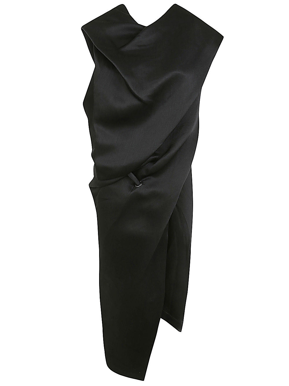 ワンピース ISSEY MIYAKE ENVELOPING MIDI DRESS (IM46FH534 15 BLACK) ISSEY MIYAKE Issey Miyake Women Enveloping Midi Dress