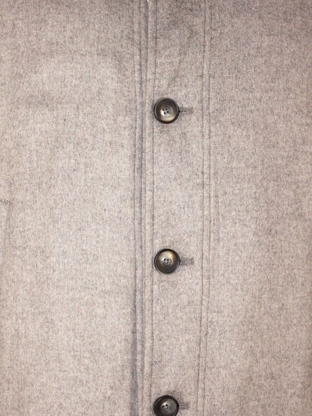 button-fastening elasticated-cuff jacket - 3