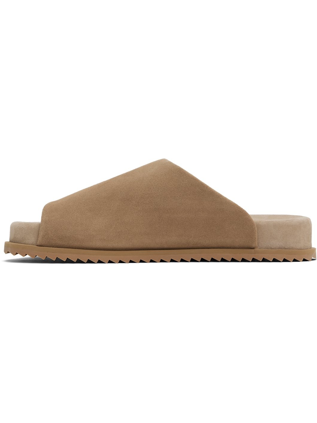 Beige Finn Slider Sandals - 3