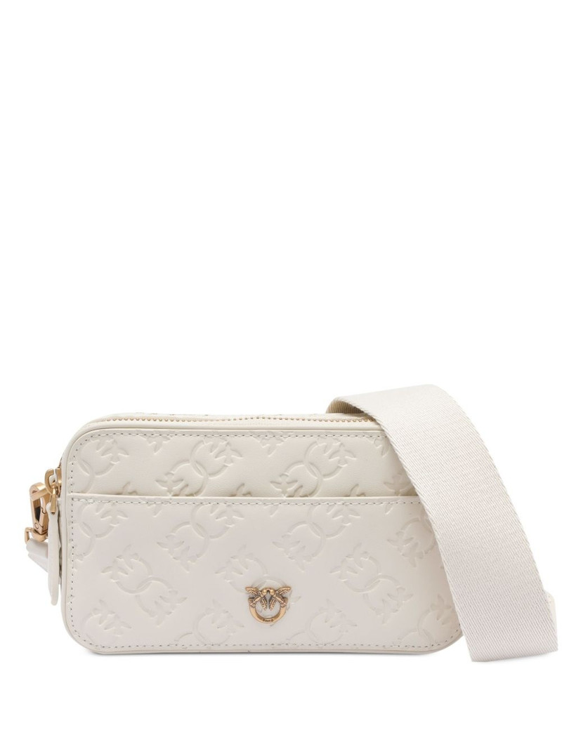 logo-embossed camera bag 1