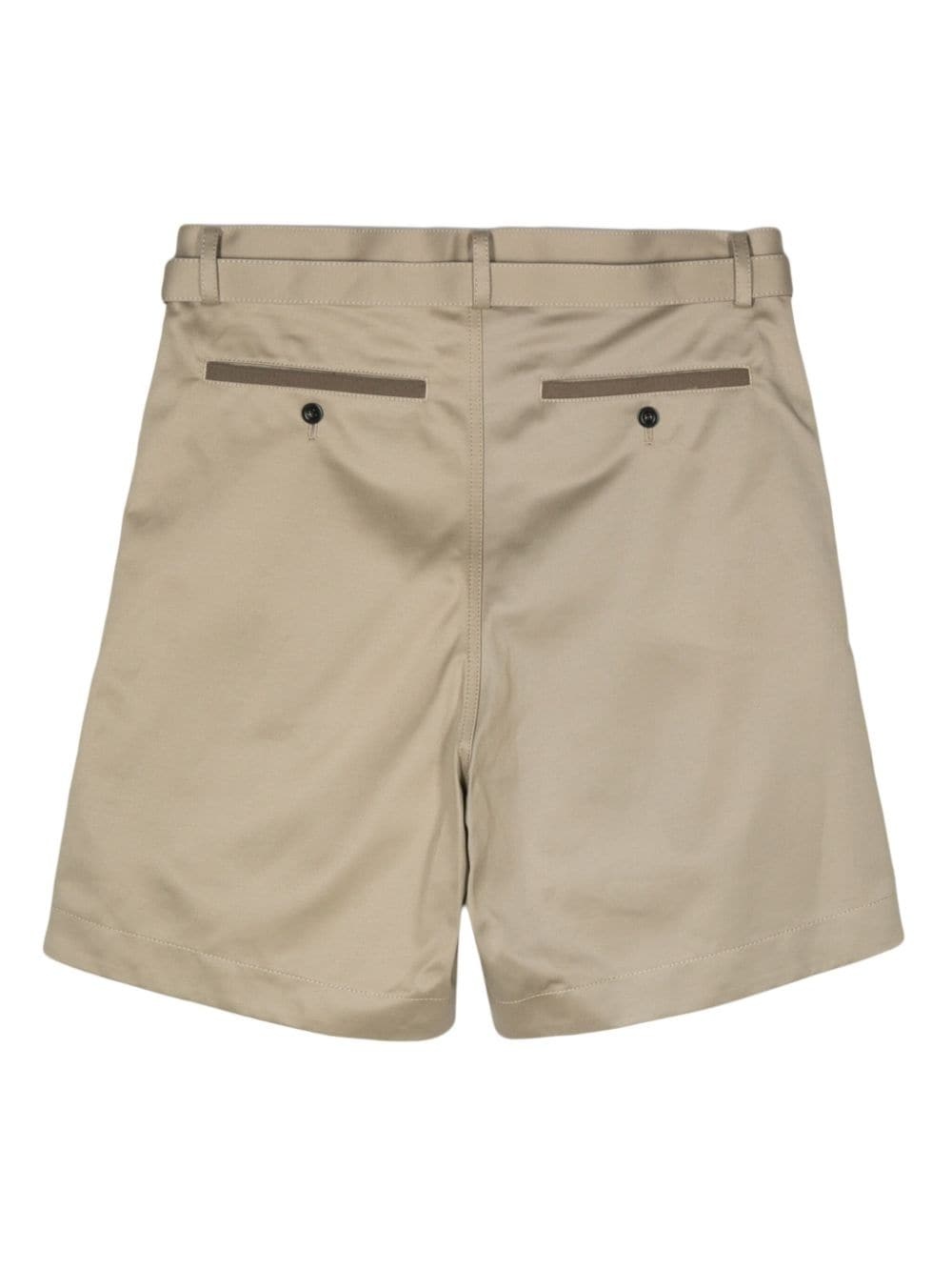 wide-leg cotton chino shorts - 2