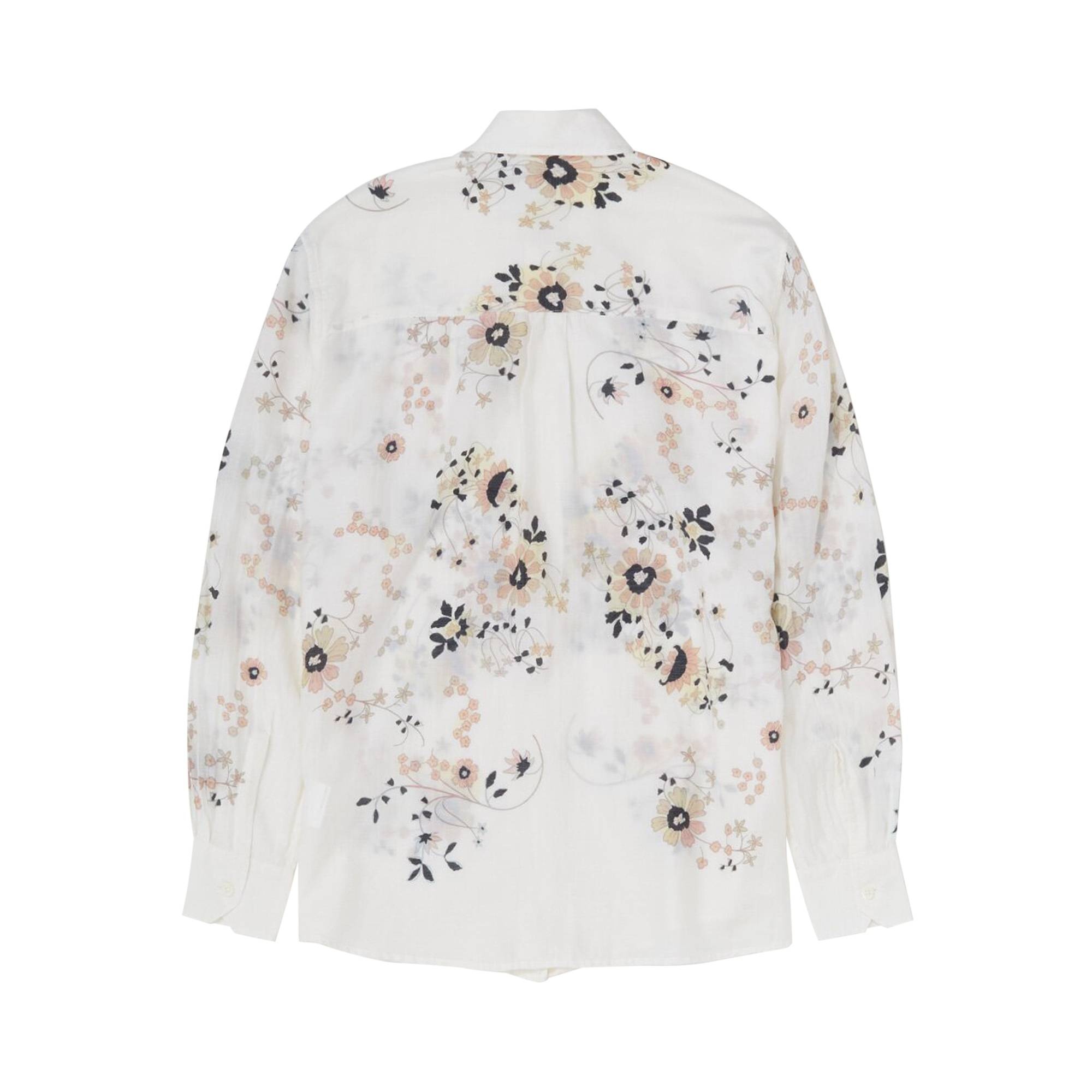 Our Legacy Eastern Flower Print Above Shirt 'White' - 2