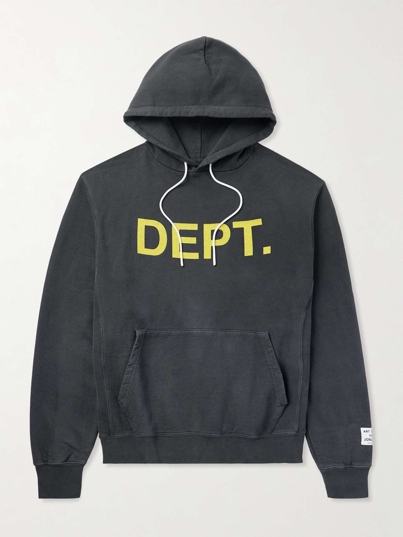 Logo-Print Cotton-Blend Jersey Hoodie - 1