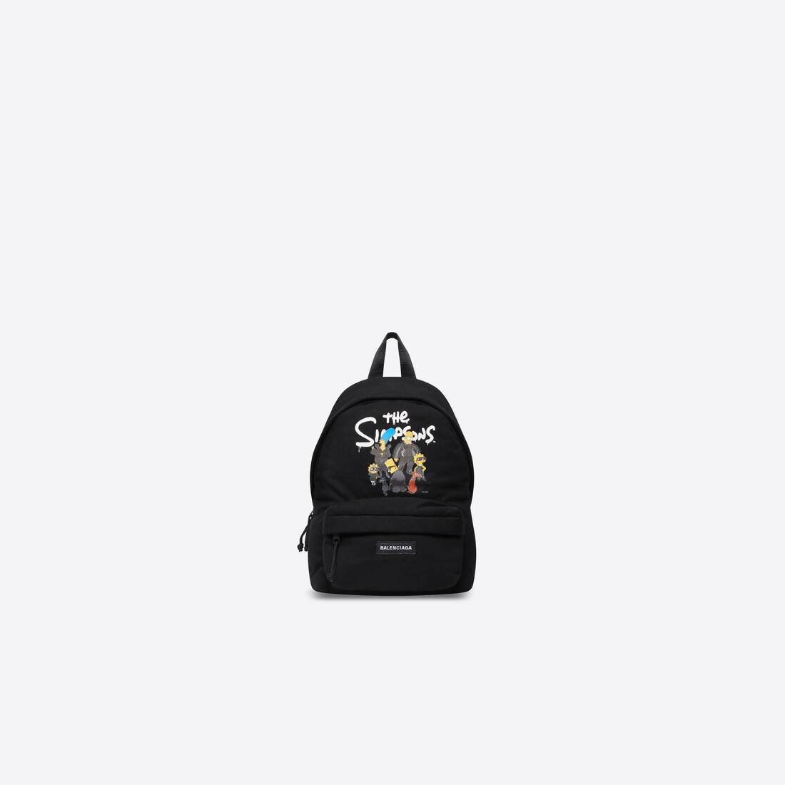 Men's The Simpsons Tm & © 20th Television Explorer Small One Strap Backpack In Jersey in Black - 1