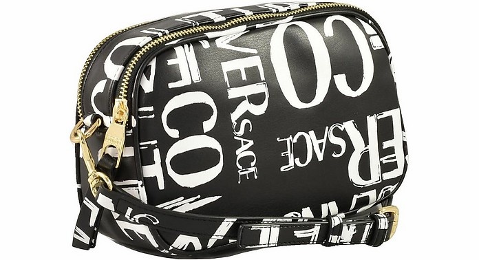 Women's Black White Handbag - 2