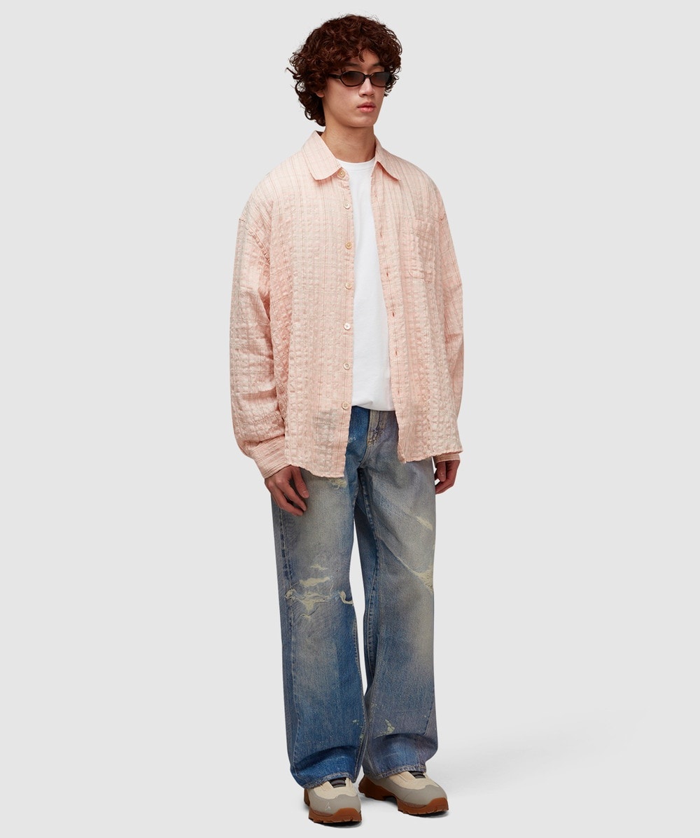 Denim third cuts jean - 8
