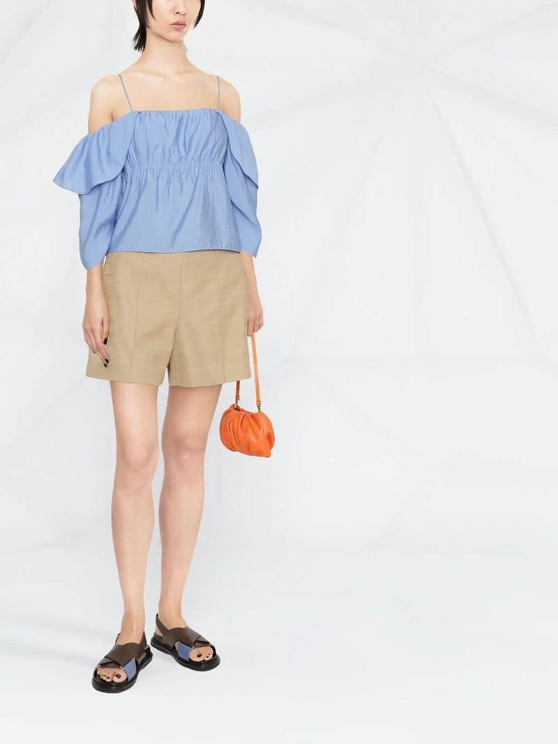 Vince Sculptural panama shorts outlook
