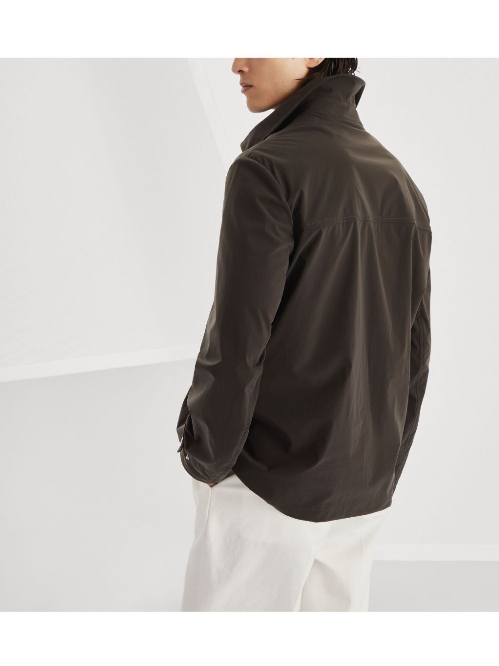 raglan-sleeve field jacket - 4
