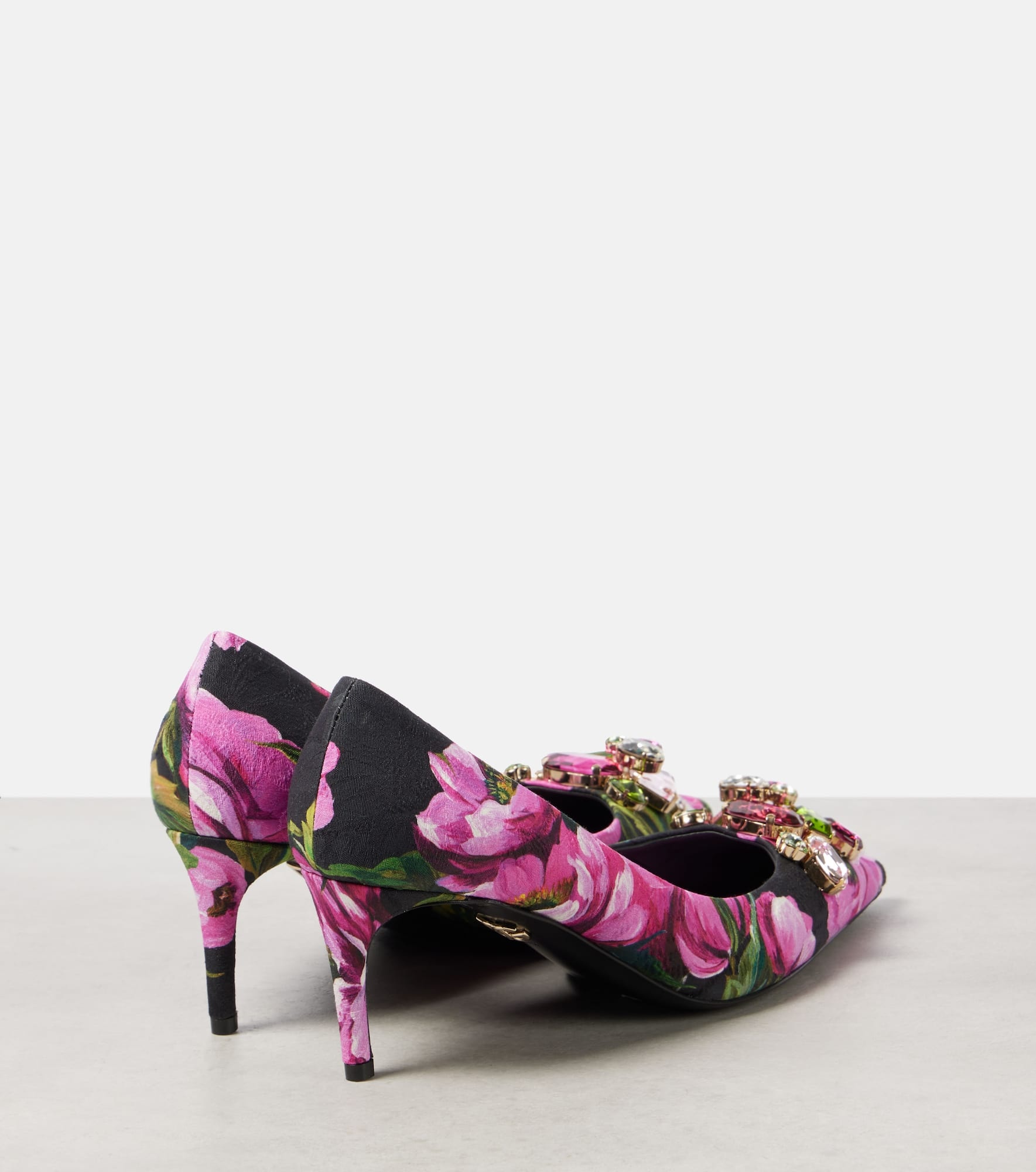 Lollo embellished floral pumps - 2