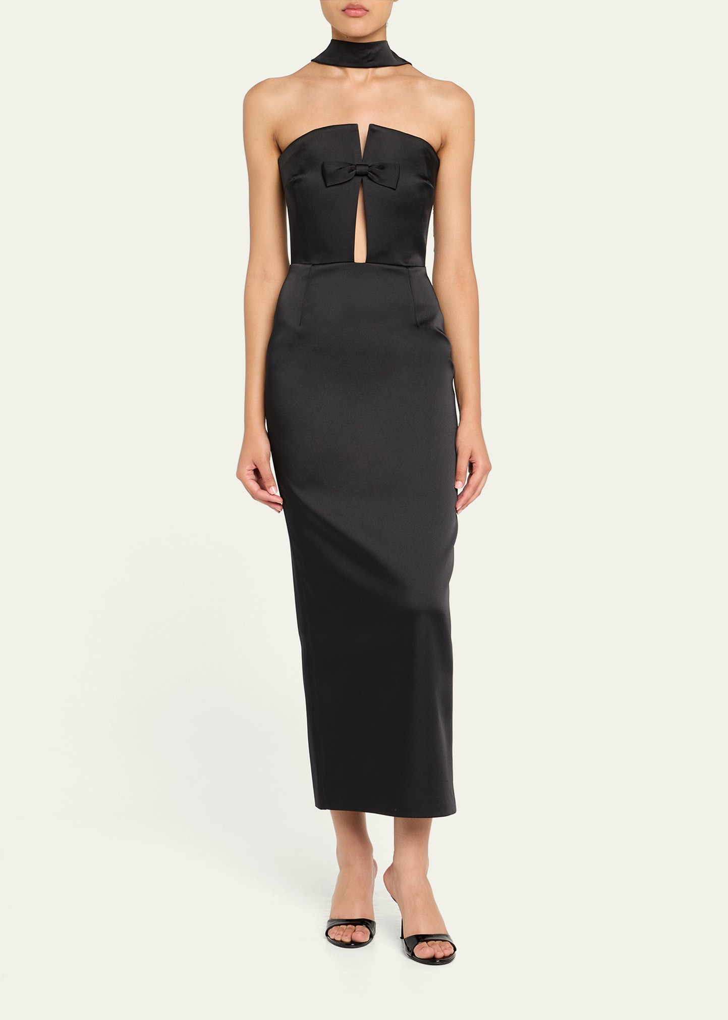 Holly Strapless Bow Gown - 2