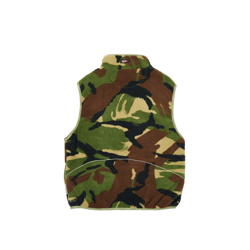 PALACE POLARTEC VEST WOODLAND DPM outlook