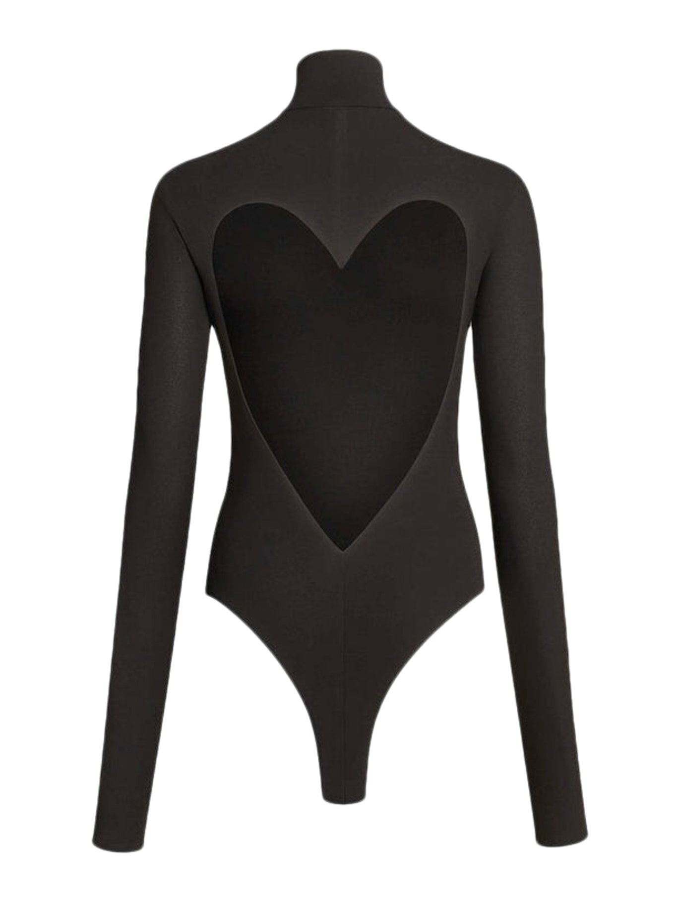 HEART JERSEY BODYSUIT WITH HEART-SHAPED BACK NECKLINE - 2