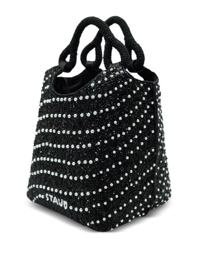 STAUD Cote bead embellished tote bag outlook