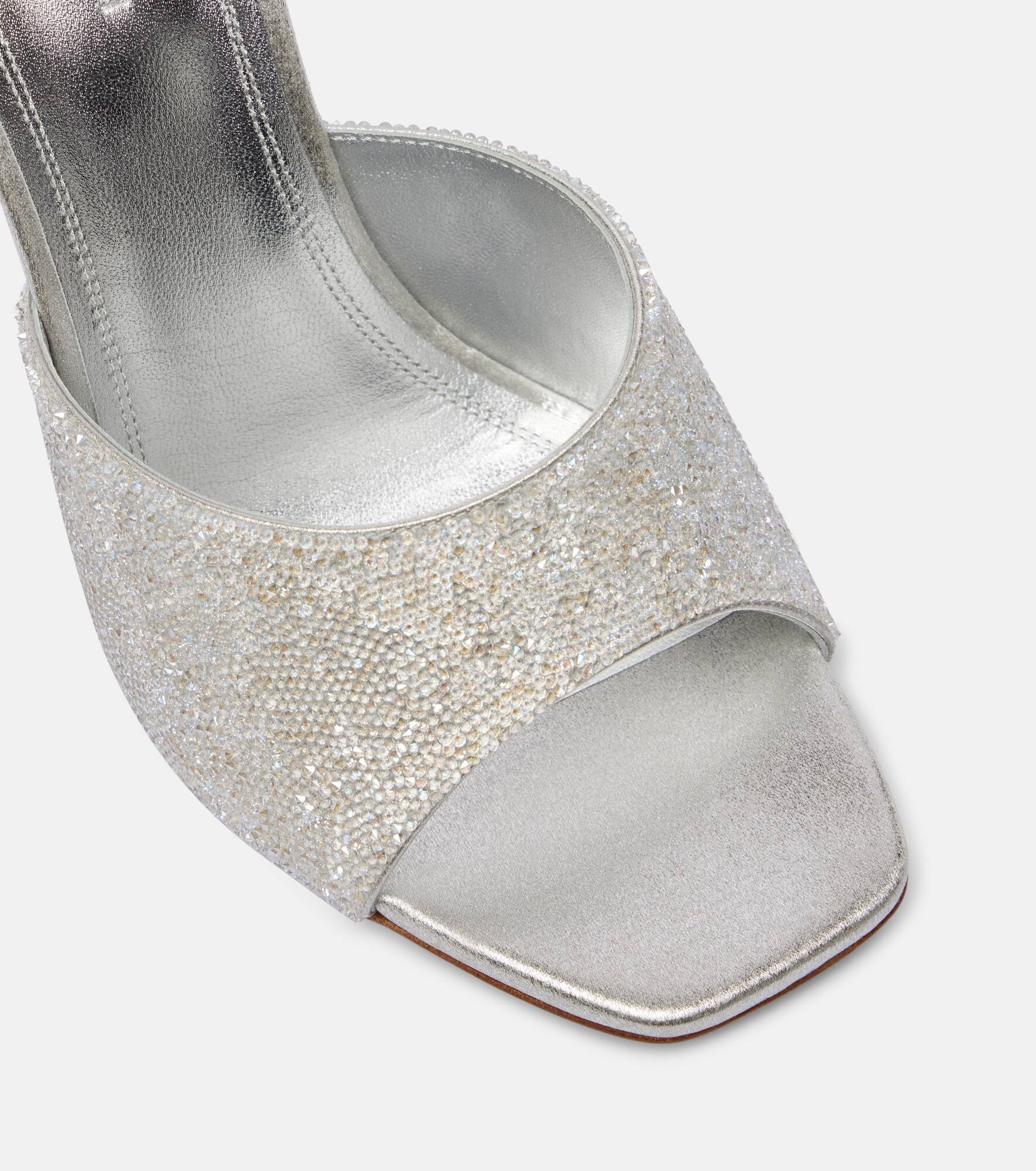 Lupita 95 embellished leather mules - 5