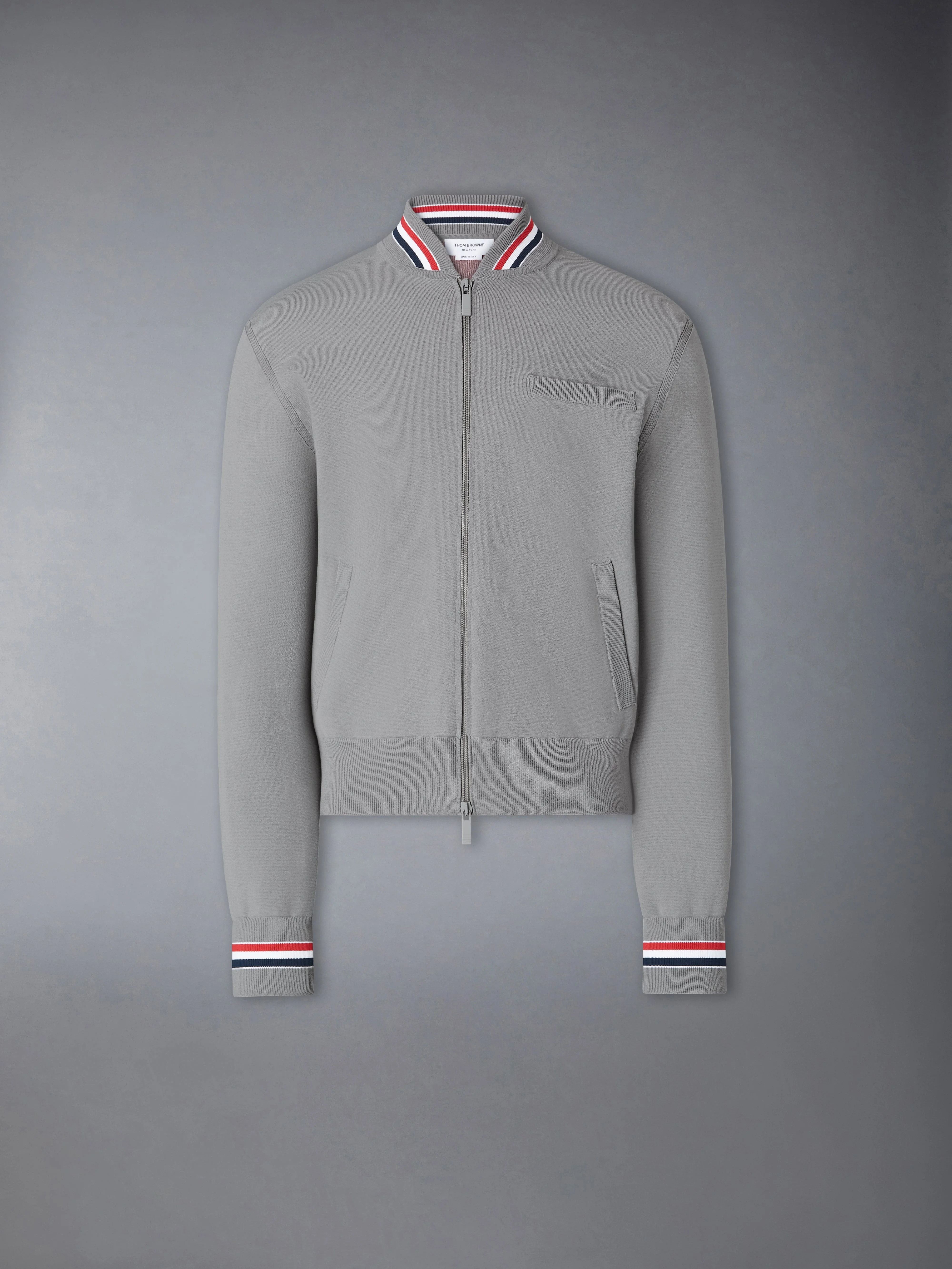 BROWNE 65 INTARSIA BOMBER JACKET - 1