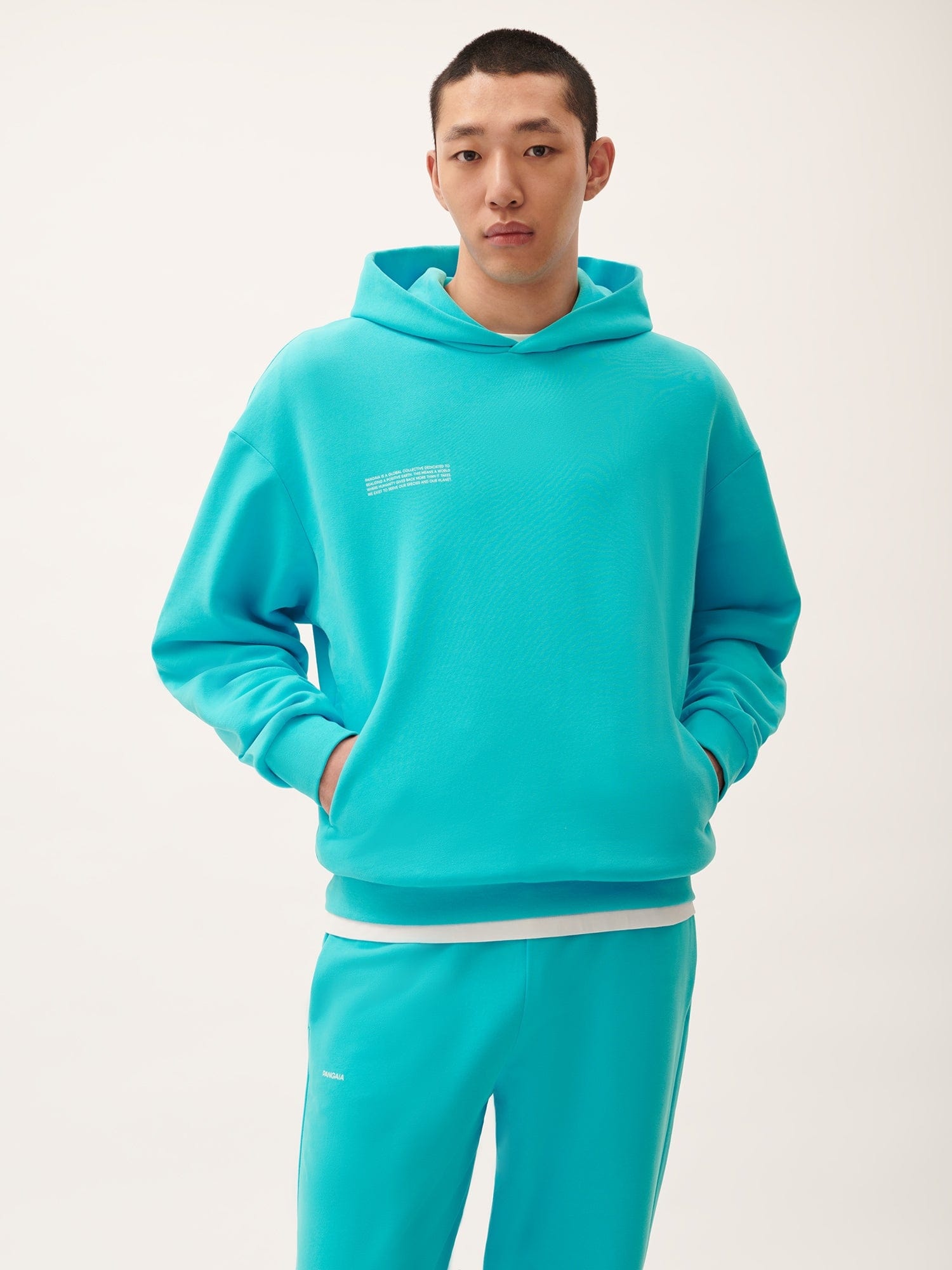 Mens 365 Midweight Hoodie - Ocean Turquoise - 2