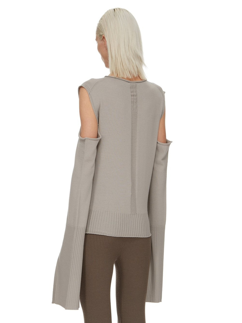 ribbed wool cut-out jumper 3
