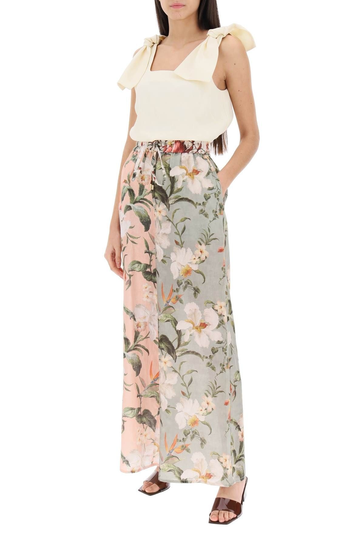 LEXI FLORAL PALAZZO PANTS - 2