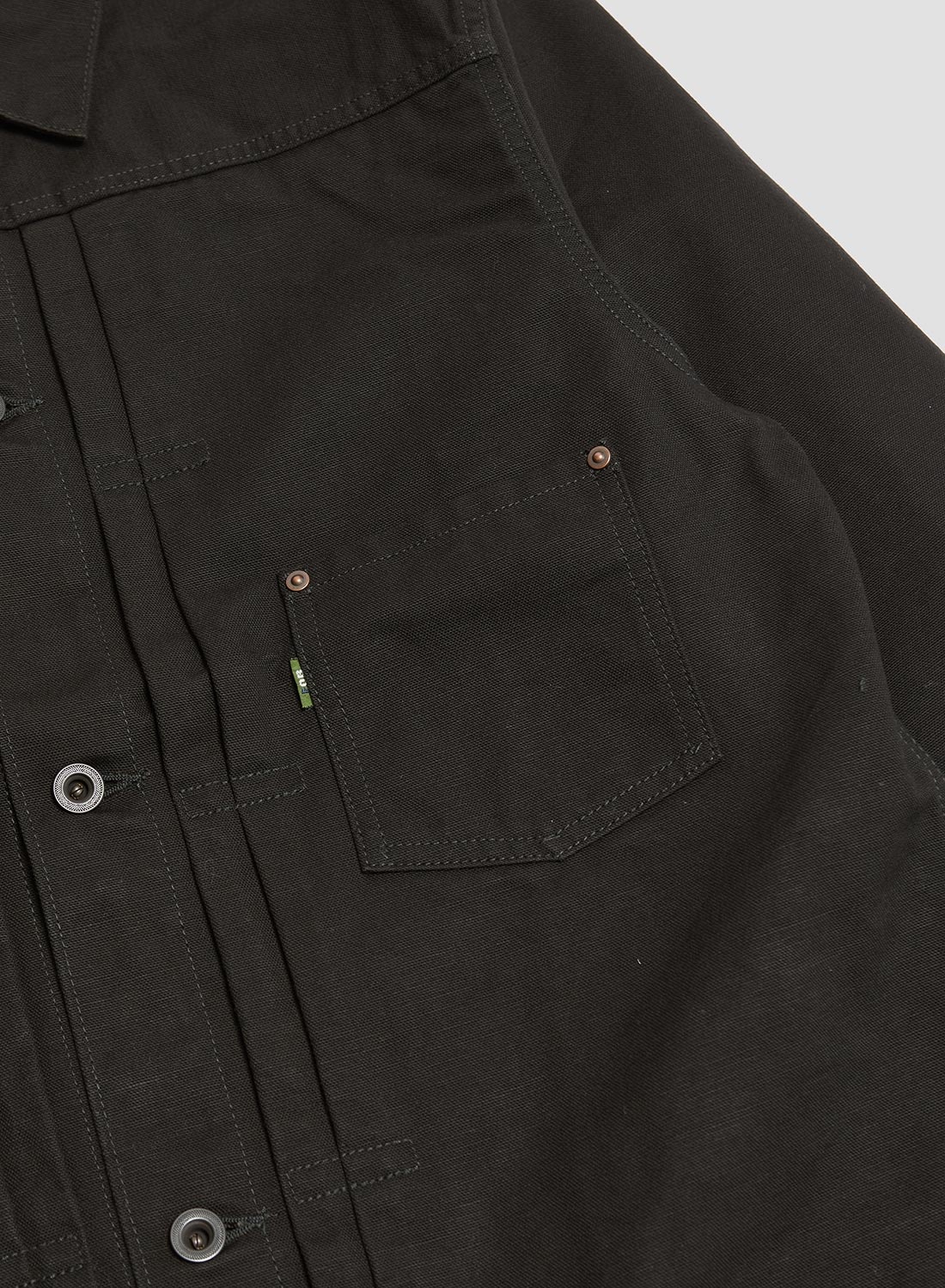 FOB Factory Cotton Duck Jacket Black - 6