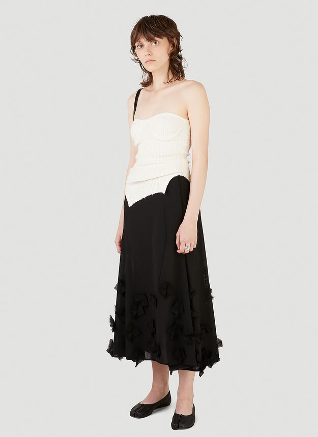 スカート Jil Sander Long Flared Skirt JIL SANDER - 【美品 22SS】JIL SANDER ストライプフレア