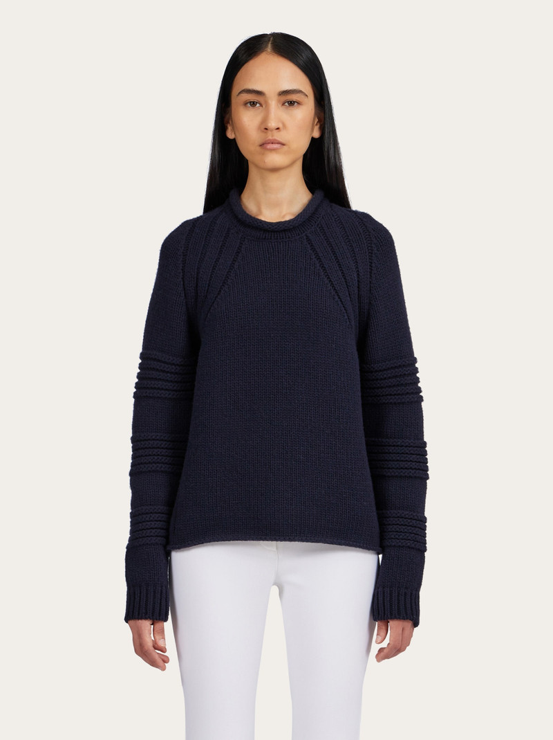 FERRAGAMO Crew neck sweater outlook